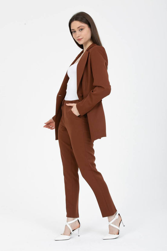 Women Brown Suit