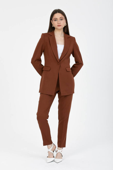 Women Brown Suit