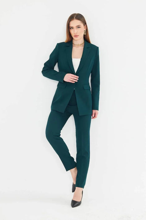 Women Green Suit