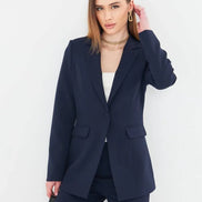 Women Navy Blue Suit