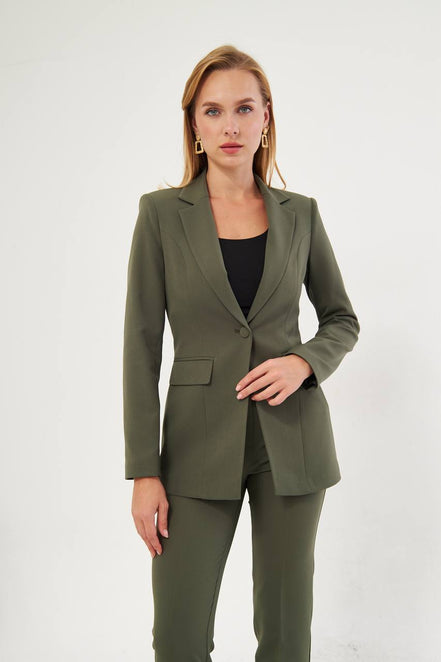 Women Olive Suit