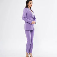Conroe Women Purple Suit