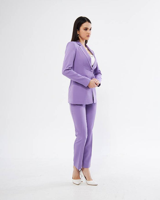 Conroe Women Purple Suit
