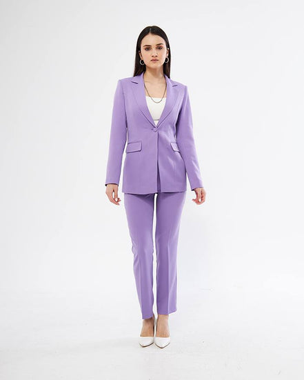 Conroe Women Purple Suit