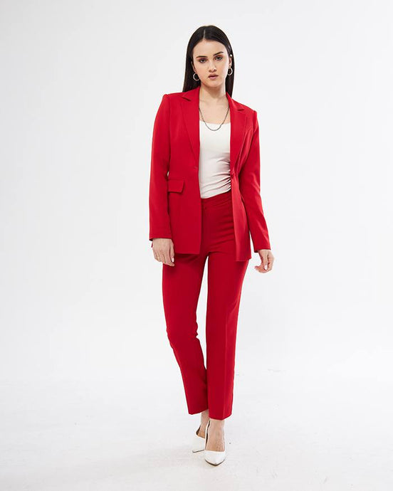 Women Red Suit