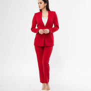 Women Red Suit