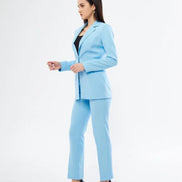 Women Light Blue Suit