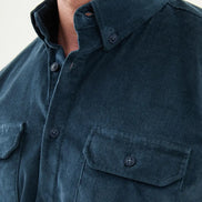 Emerald Green Corduroy Shirt Mens