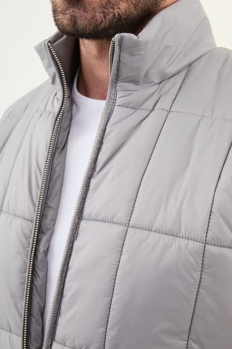 Gray Puffer Jacket