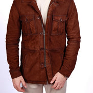 Brown Lamb Leather Jacket