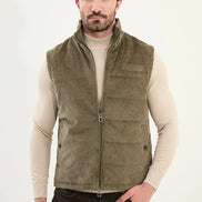 Khaki Green Corduroy Vest