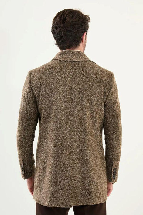Khaki Green Wool Coat
