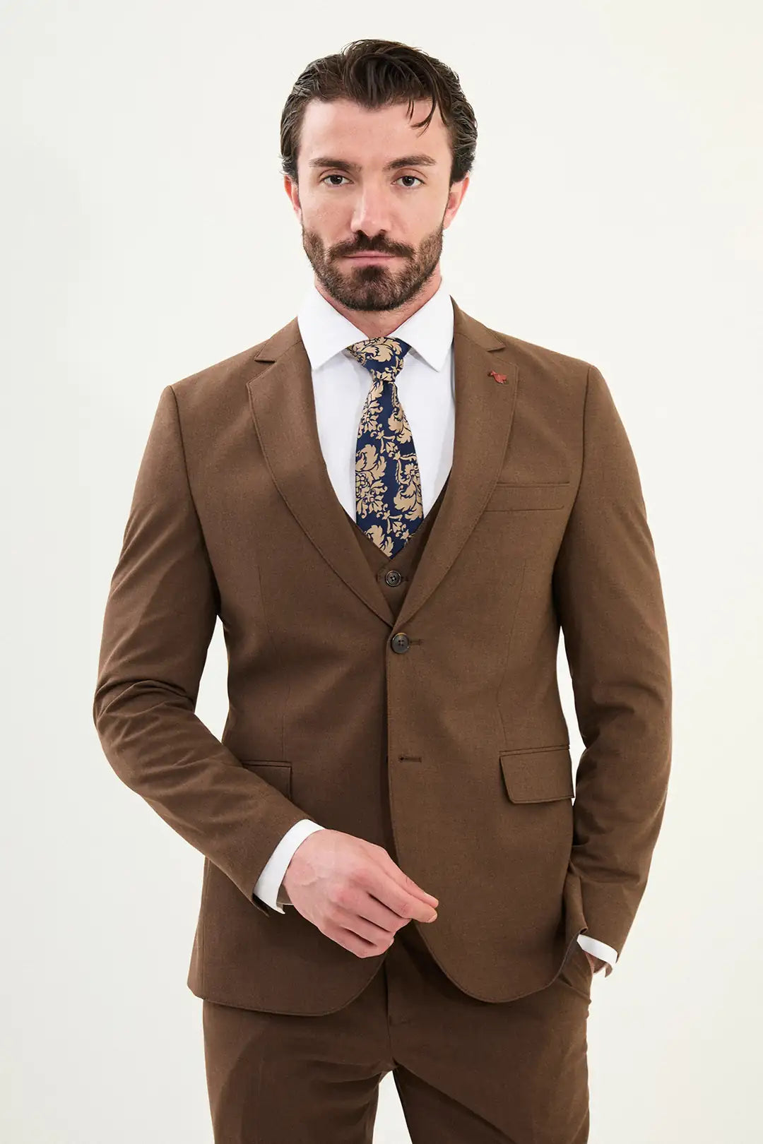 Cotton Brown Suit