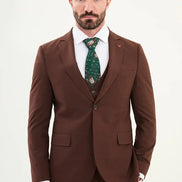 Chocolate Brown Suit