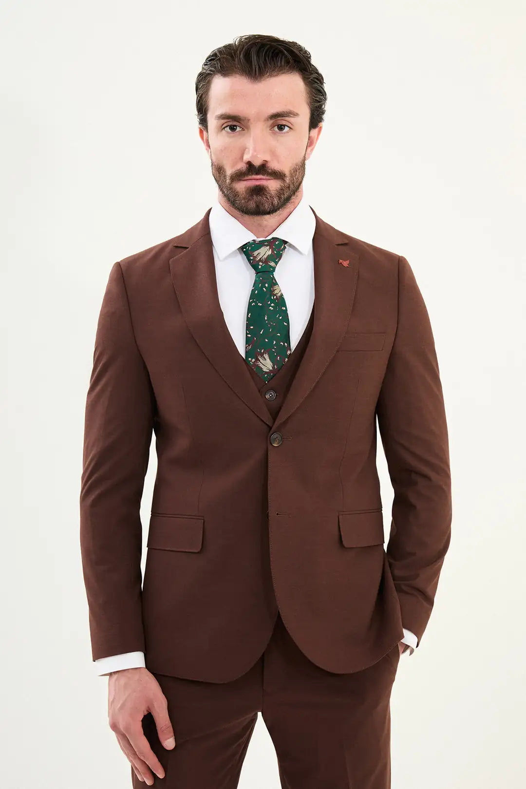 Chocolate Brown Suit