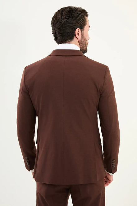 Chocolate Brown Suit