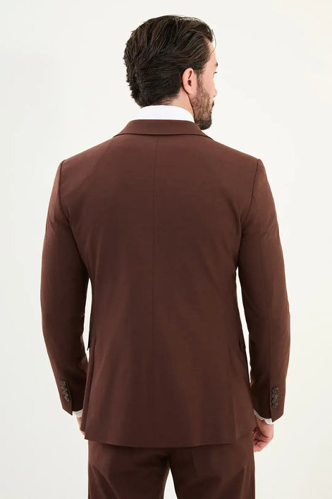 Chocolate Brown Suit