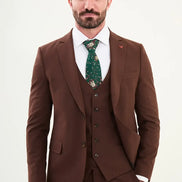 Chocolate Brown Suit