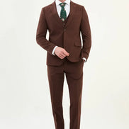 Chocolate Brown Suit