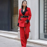 Marina Red Tuxedo Suit