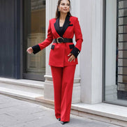 Marina Red Tuxedo Suit