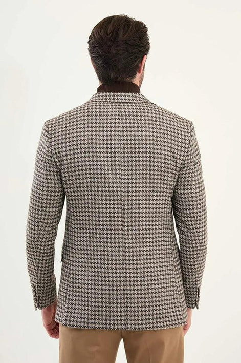 Mens Checkered Blazer