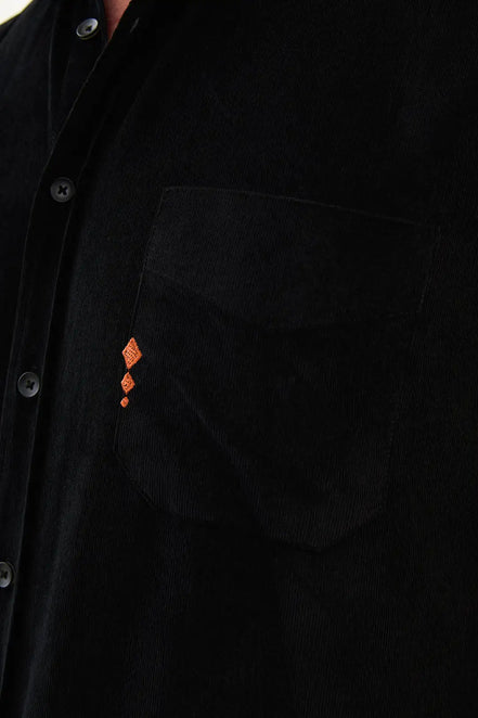 Single Pocket Mens Corduroy Shirt