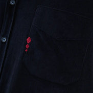 Mens Corduroy Shirt Navy Blue
