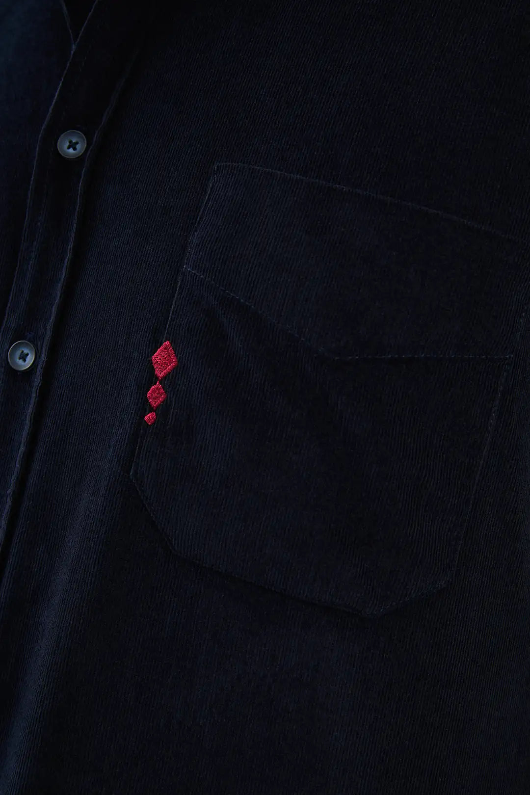 Single Pocket Mens Corduroy Shirt