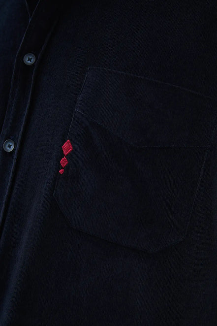 Single Pocket Mens Corduroy Shirt