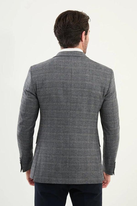 Mens Plaid Blazer