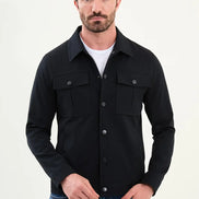 Navy Blue Wool Jacket