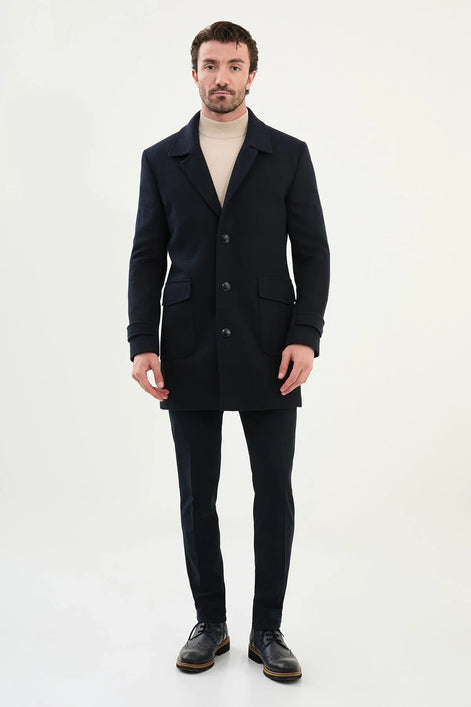 Marina Wool Coat Navy