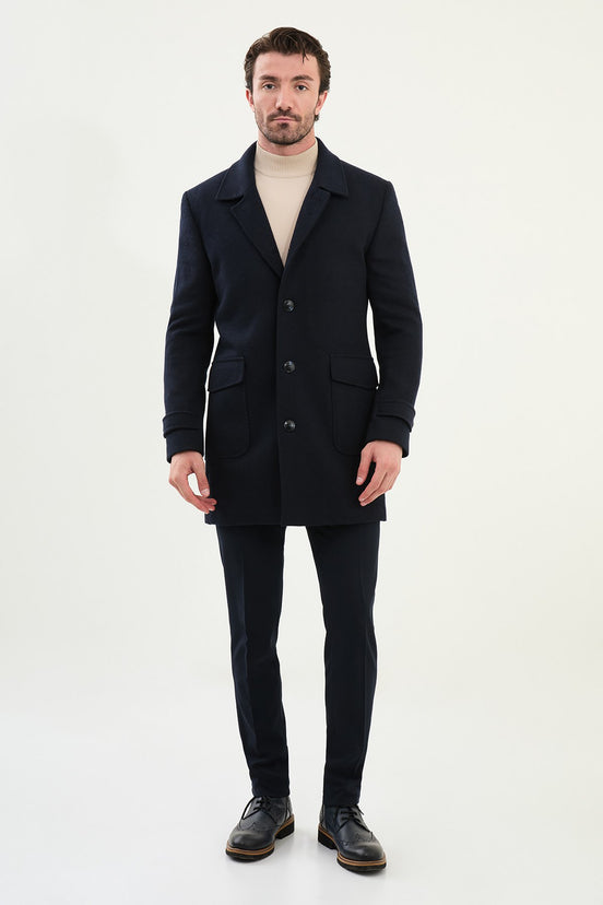 Marina Wool Coat Navy