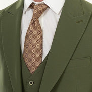 Marion 3 Piece Wool Olive Green Suit