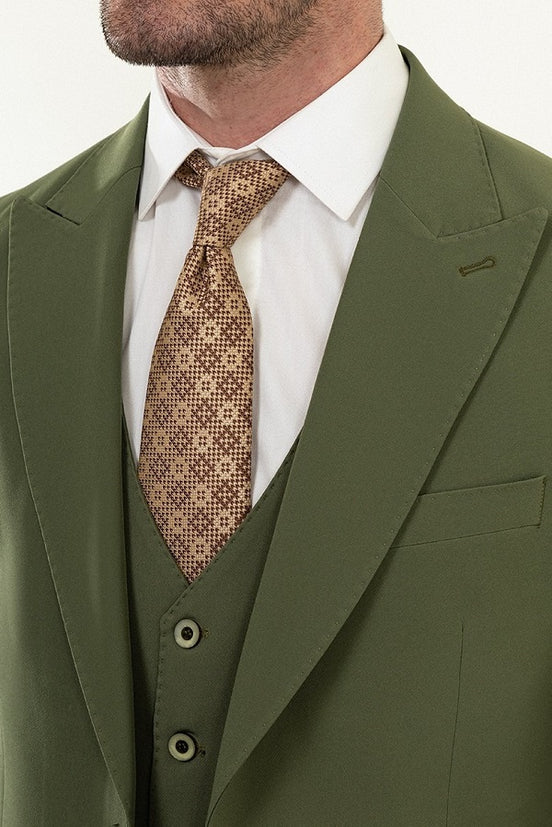 Olive Green Suit