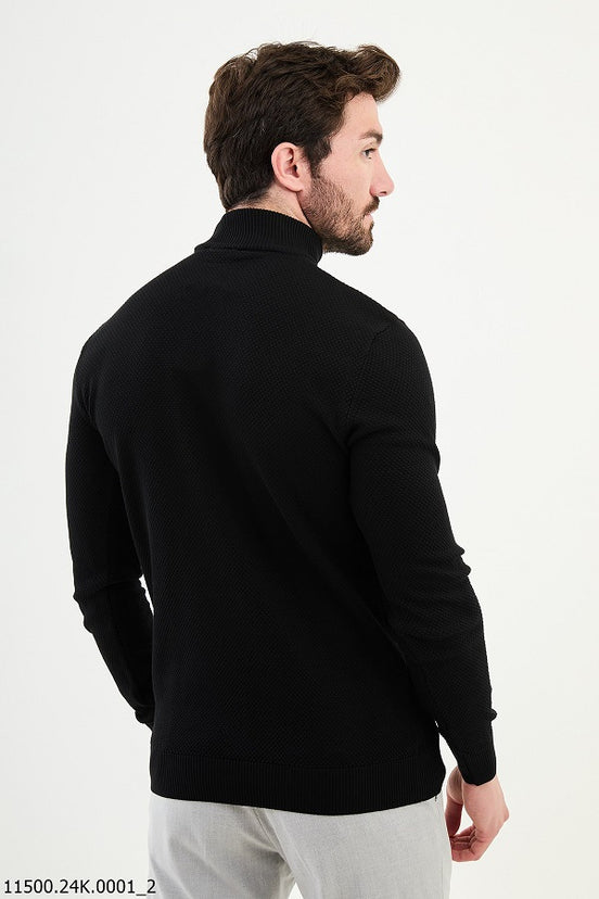 Black Wool Sweater