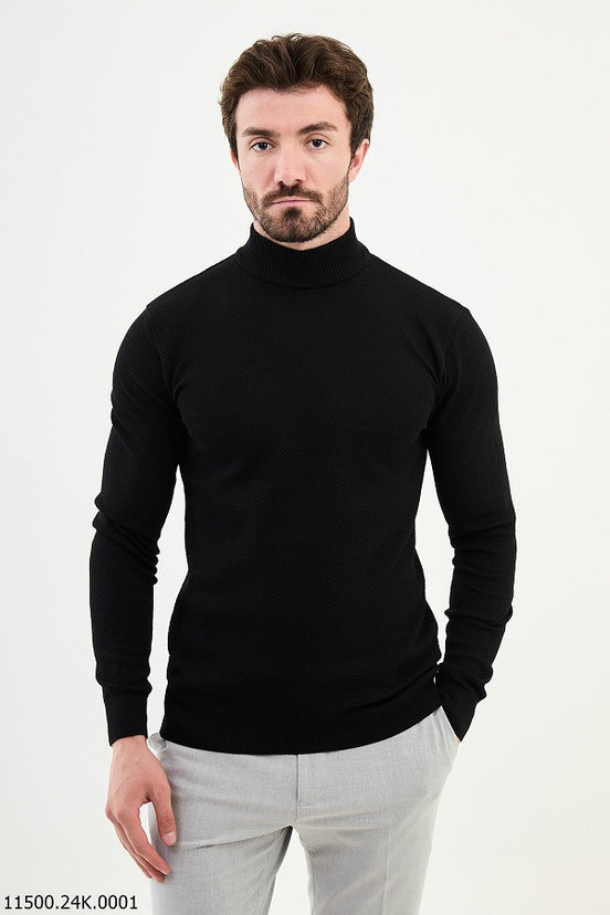 Black Wool Sweater