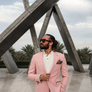 Marion 2 Piece Buckle Pink Suit