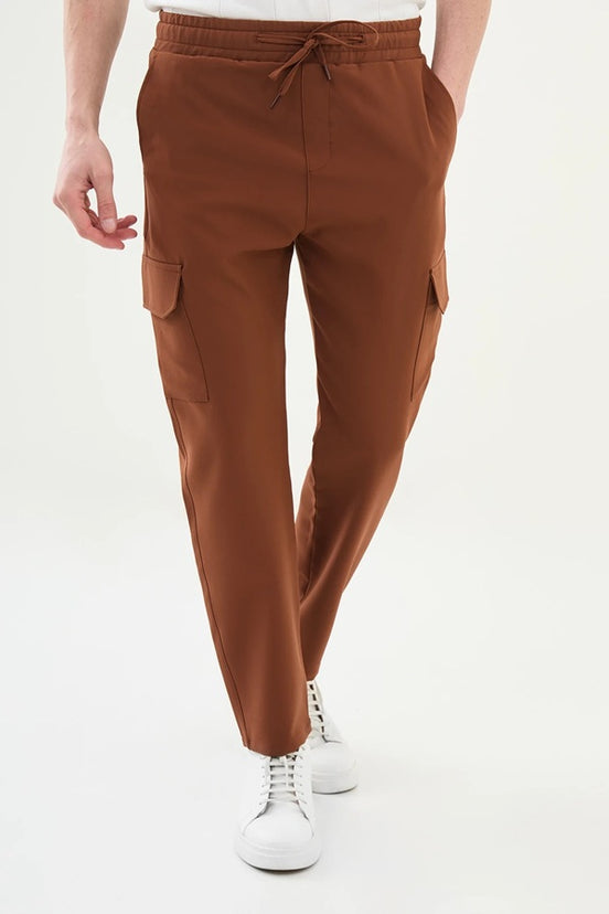 Rust Brown Cargo Pants