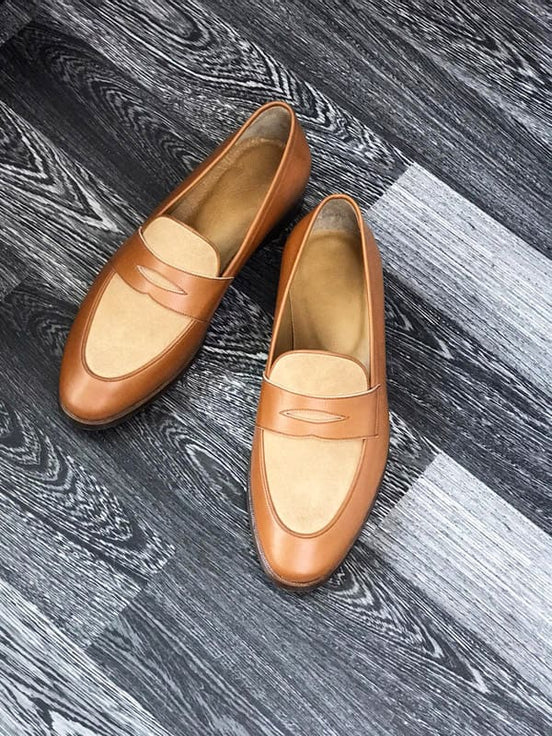 Brown Penny Loafers