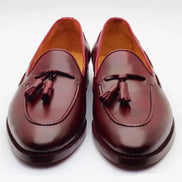 The Halcyon Red Tassel Loafers