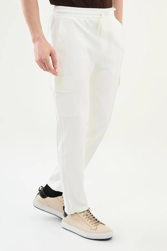 White Cargo Pants