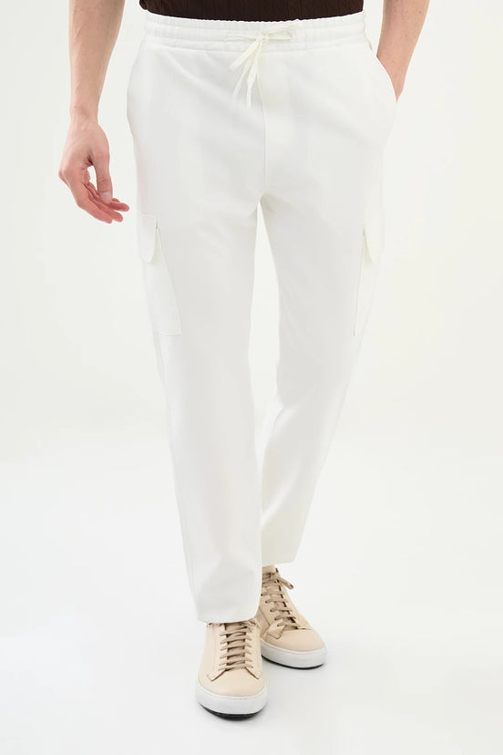 White Cargo Pants