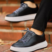 Black Lace Up Sneakers