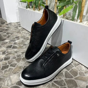 Black Laceless Sneakers for Men