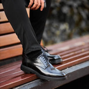 Black Men Derby Shoes
