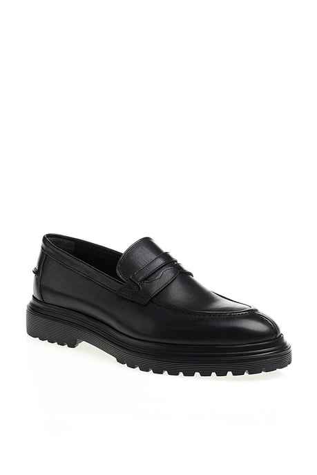 Black Men's Penny Loafers