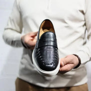 Black Penny Loafers