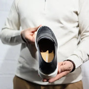 Black Penny Loafers for Men